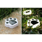 Lampa solara LED, Tip laba de urs, pentru gazon sau gradina, Rezistenta la apa, Vivimall, Alb cald - vivimall.ro