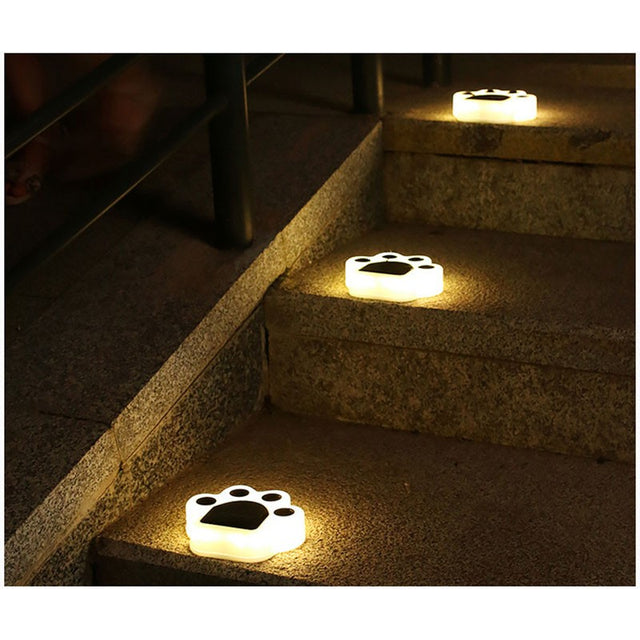 Lampa Solara Led, Tip Laba De Urs, Pentru Gazon Sau Gradina, Rezistenta La Apa, Alb Cald - vivimall.ro