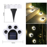 Lampa Solara Led, Tip Laba De Urs, Pentru Gazon Sau Gradina, Rezistenta La Apa, Alb Cald - vivimall.ro