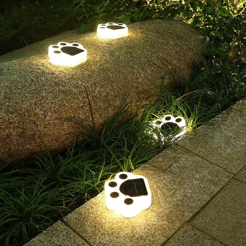 Lampa Solara Led, Tip Laba De Urs, Pentru Gazon Sau Gradina, Rezistenta La Apa, Alb Cald - vivimall.ro