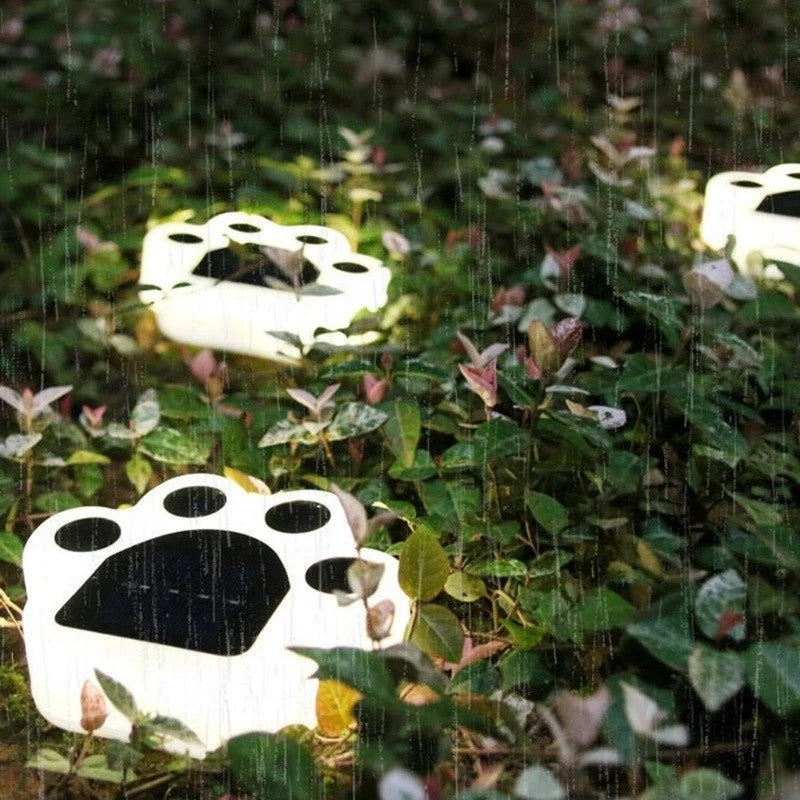 Lampa solara LED, Tip laba de urs, pentru gazon sau gradina, Rezistenta la apa, Vivimall, Alb rece - vivimall.ro