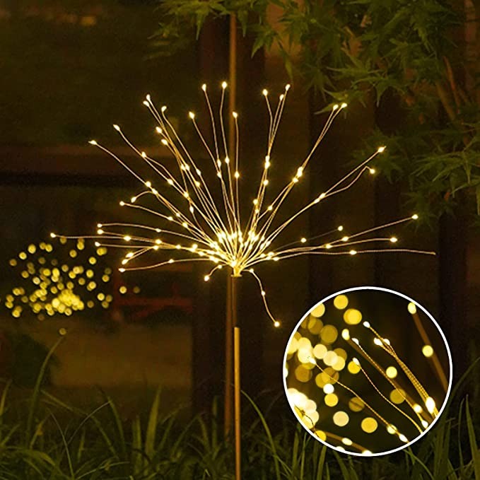 Lampa Solara Sub Forma De Artificii, 120 Led-Uri