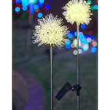 Lampa solara sub forma de Papadie,  alb cald, Vivimall - vivimall.ro