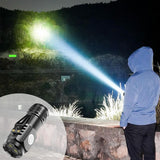 Фенерче с 3 LED ядра, USB зареждане, автономност 4-20 часа, максимален обхват 100-200 м, 5 W, скоба за окачване, магнитно дъно