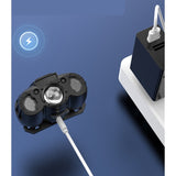 Lanterna Led De Cap, Cu Suport Inclus, Incarcare Usb Tip C, Raza 100-200M, 5W, 6 Trepte De Lumina, 400 Mah - vivimall.ro