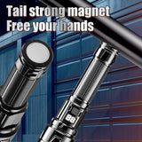 Lanterna P50 cu Zoom Telescopic, Afisaj Digital si Iesire Magnetica - vivimall.ro