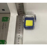 Lanterna Tip Breloc Cu Bricheta, Impermeabila, 3 Moduri Iluminare, 300 Mah, Incarcare Usb-C, Cob, Raza De Actiune 50 - 100 M