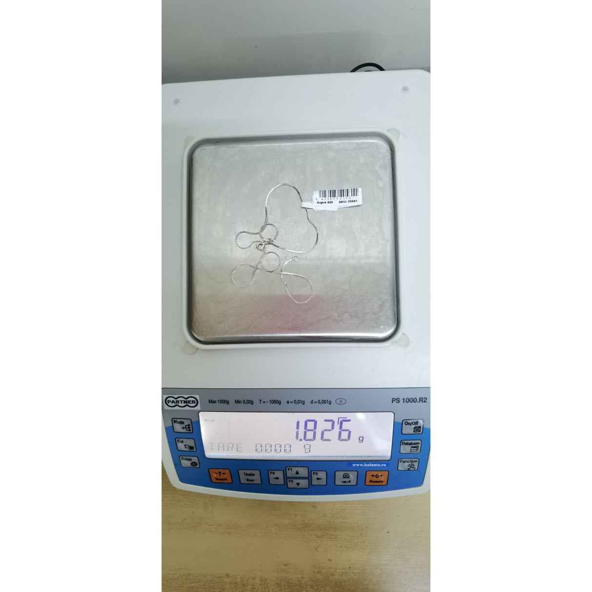 Сребърна верижка 925, 39 см (Sss)