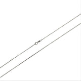 Lantisor din Argint 925, model plat rotund (ccc) 55 cm - vivimall.ro