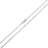 Lantisor din Argint 925 model Rasucit 39 cm - vivimall.ro