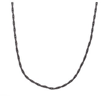 Lantisor din Argint 925, model sarpe patinat, 47- 62 cm