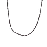 Lantisor din Argint 925, model sarpe patinat, 47- 62 cm