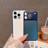 Carcasa pentru iPhone 14 Pro Max, Flippy, 17inch, Capac spate Unibody, Mat, Albastru