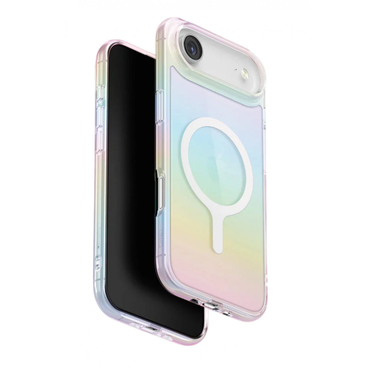 Husa Telefon, Vivimall, Compatibila iPhone 17 Air, Model Cameleon, Magsafe, Schimbare Gradient de Culoare din Unghiuri Diferite, Multicolor - vivimall.ro