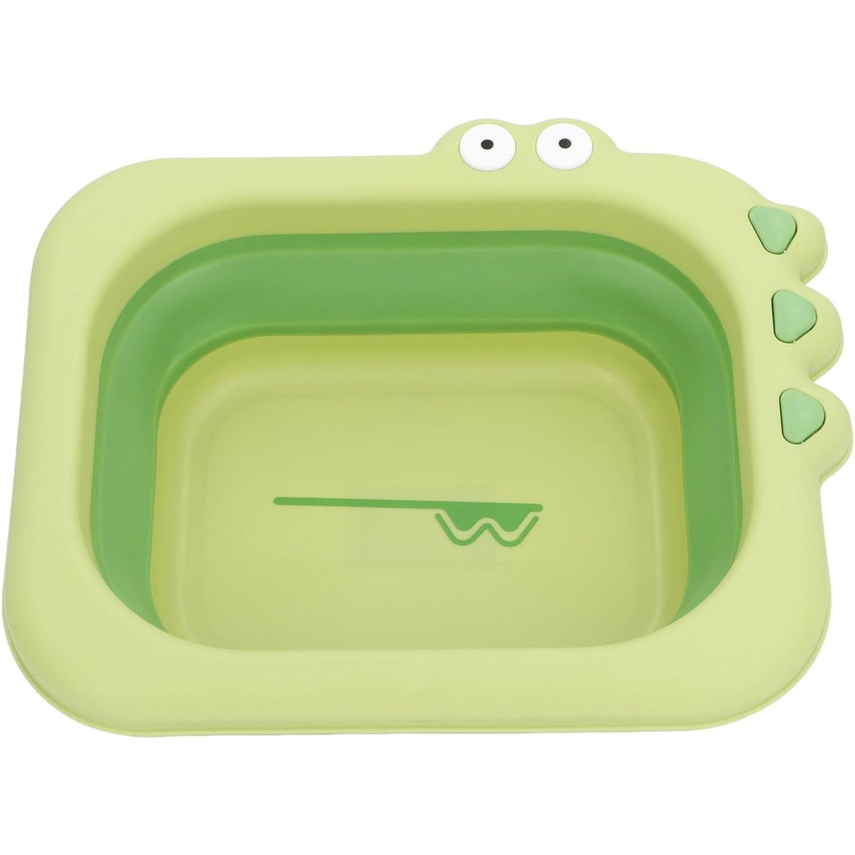 Lavoar Pliabil, Pentru Copii, Din Pp/Tpe, Portabil, Model Crocodil, 30X24.5X9 Cm - vivimall.ro