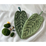 Prosop de Bucatarie, Flippy, Model Frunza, 32.5 x 15.5 cm, Verde