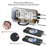 Ceas Digital LED Oglindă | TimeLux - vivimall.ro