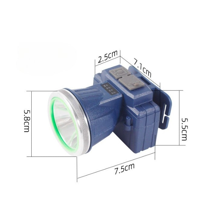 Lanterna Led De Montat Pe Cap, Cu Raza Lunga De Zoom, Reincarcabila Usb, Far Telescopic, Rezistent La Apa, Reglabil, Pentru Pescuit In Aer Liber, Camping, Lumina Puternica, Lanterna