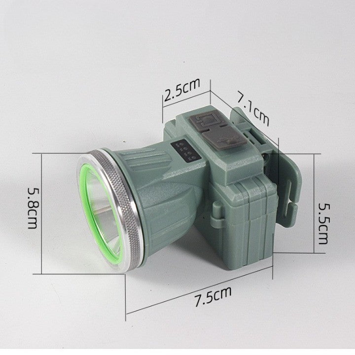 Lanterna Led De Montat Pe Cap, Cu Raza Lunga De Zoom, Reincarcabila Usb, Far Telescopic, Rezistent La Apa, Reglabil, Pentru Pescuit In Aer Liber, Camping, Lumina Puternica, Lanterna