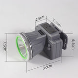 Lanterna Led De Montat Pe Cap, Cu Raza Lunga De Zoom, Reincarcabila Usb, Far Telescopic, Rezistent La Apa, Reglabil, Pentru Pescuit In Aer Liber, Camping, Lumina Puternica, Lanterna