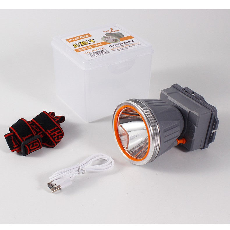 Lanterna Led De Montat Pe Cap, Cu Raza Lunga De Zoom, Reincarcabila Usb, Far Telescopic, Rezistent La Apa, Reglabil, Pentru Pescuit In Aer Liber, Camping, Lumina Puternica, Lanterna