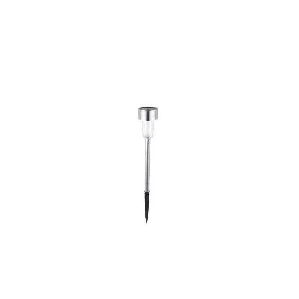 Lampa Solara Led Decorativa Pentru Gradina, Argintie, Lumina Alb Rece - vivimall.ro