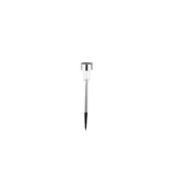 Lampa Solara Led Decorativa Pentru Gradina, Argintie, Lumina Alb Rece - vivimall.ro