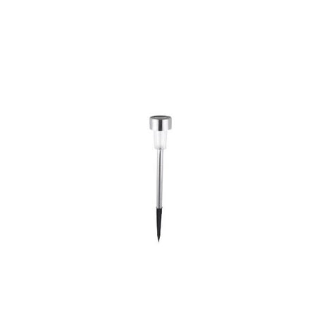 Lampa Solara Led Decorativa Pentru Gradina, Argintie, Lumina Alb Rece - vivimall.ro