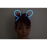 Cordeluta Decorativa, Vivimall, din Plastic, Fluorescenta, Accesoriu Petrecere, Albastru - vivimall.ro
