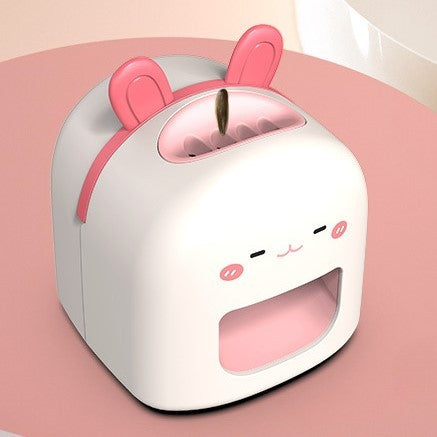 Mașină de Decojit Semințe, Vivimall, Mini Deschizător, Model Iepuras, Incarcare USB, 9.7x10x8.6 cm, Alb - vivimall.ro