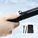 Lopata de Iarna, Vivimall, pentru Deszapezire, din ABS si Aliaj de Aluminiu, Maner Detasabil, 96 x 25 x 54 cm, Negru - vivimall.ro