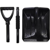 Lopata de Zapada, Vivimall, Multifunctionala, Demontabila, cu Maner Antiderapant, Aluminiu, Plastic, Solutia pentru Iarna, pentru Deszapezire, 80x11x25.7 cm, Neagra - vivimall.ro
