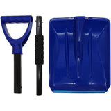 Lopata de Zapada, Vivimall, Multifunctionala, Demontabila, cu Maner Antiderapant, Aluminiu, Plastic, Solutia pentru Iarna, pentru Deszapezire, 80x11x25.7 cm, Albastra - vivimall.ro