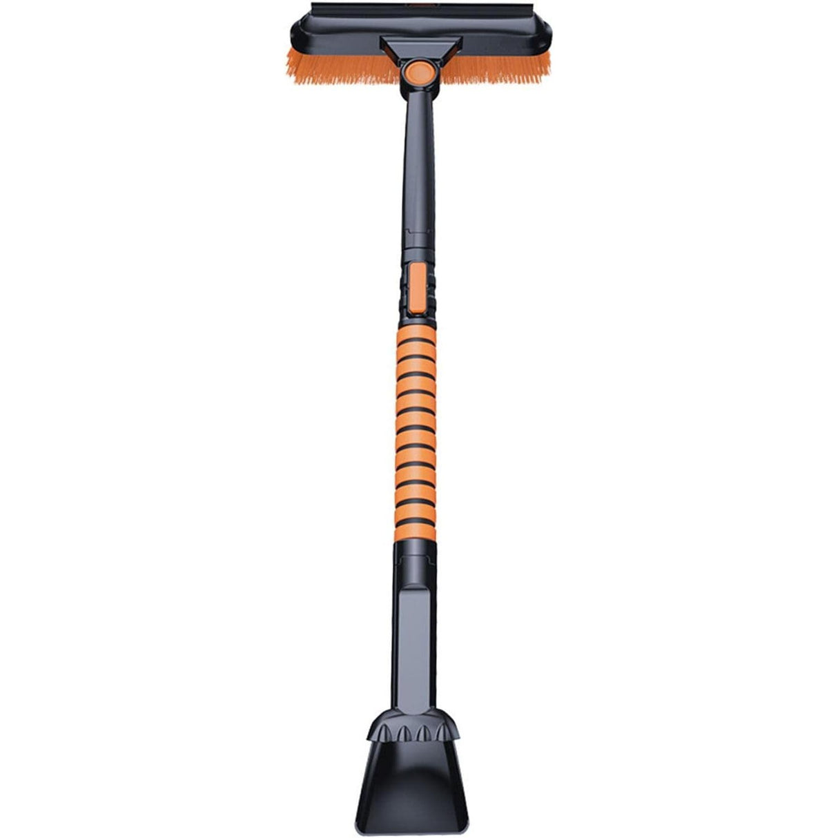 Lopata pentru zapada Vivimall, 3 in 1, Perie si Racleta, Rotativa, Telescopica, Detasabila, Material Aluminiu si ABS, 100 x 25 cm, negru - vivimall.ro