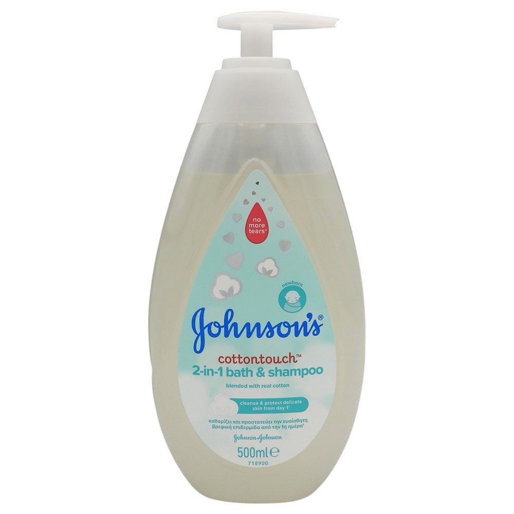 Lotiune, Johnsons Baby, Spalare 500 ml 2 in 1 Cotton Touch