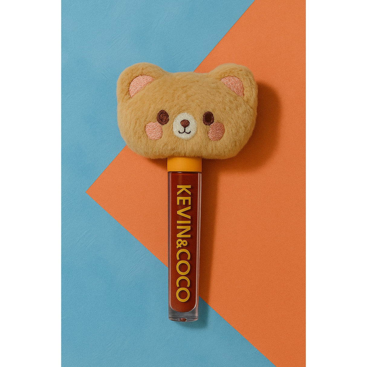 Luciu de Buze, Kevin&Coco, Animat de Plus, Model Ursulet, Maro - vivimall.ro