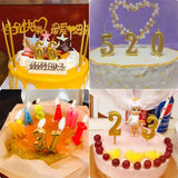 Lumanare De Tort, Model Cifra 5, Party, Din Parafina,