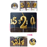 Lumanare De Tort, Model Cifra 1, Party, Din Parafina,