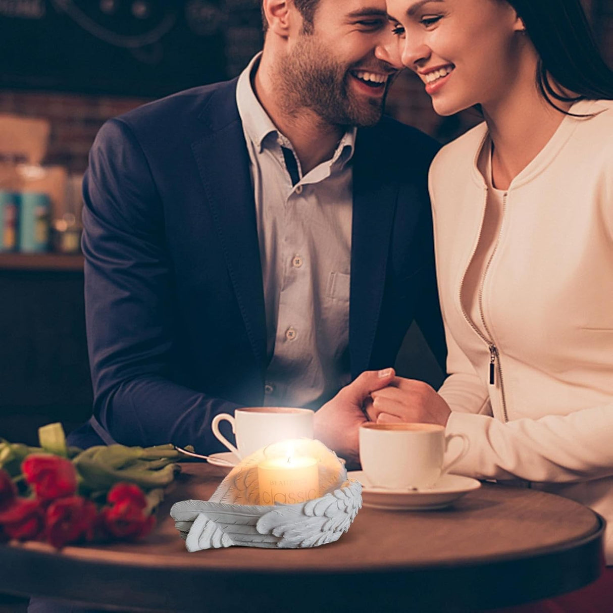 Lumanare Decorativa, Vivimall, din Parafina, Cilindrica, Fara Fum si Fara Parfum, 5 x 10 cm, 190 g, Ardere 24h, Ivory Alb - vivimall.ro