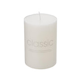 Lumanare Decorativa, Vivimall, din Parafina, Cilindrica, Fara Fum si Fara Parfum, 7 x 10 cm, 300 g, Ardere 48h, Ivory Alb - vivimall.ro