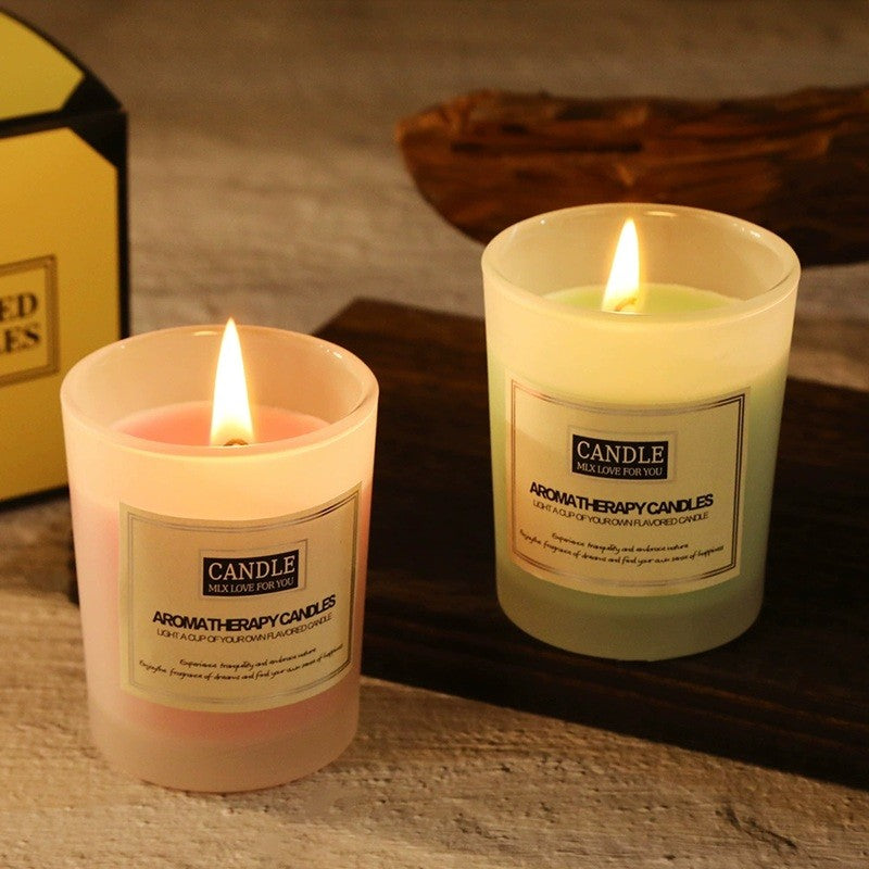 Lumanare Parfumata, Vivimall, Model Borcan Translucid, 6.2 x 5.2 cm, Aroma de Cedru, Verde - vivimall.ro