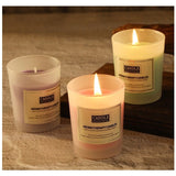 Lumanare Parfumata, Vivimall, Model Borcan Translucid, 6.2 x 5.2 cm, Aroma de Lemn de Santal, Negru - vivimall.ro