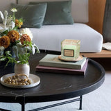 Lumanare Parfumata, Vivimall, Model Pahar Transparent, cu Ulei Esential, 4.8 x 5.4 x 5.5 cm, Aroma de Ceai Alb, Verde - vivimall.ro