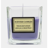 Lumanare Parfumata, Vivimall, Model Pahar Transparent, cu Ulei Esential, 4.8 x 5.4 x 5.5 cm, Aroma de Lavanda, Mov - vivimall.ro