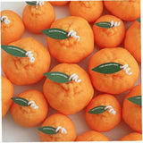 Lumanare Parfumata, Vivimall, Model Portocala Mica, Ardere 10h, 50 g, 5 x 5 cm, Parfum de Portocala, Portocaliu - vivimall.ro