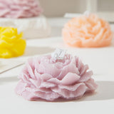 Lumanare Parfumata, Vivimall, Model Trandafir, Ardere 10h, 70 g, 7.5 x 3.5 cm, Parfum de Lavanda, Lila - vivimall.ro