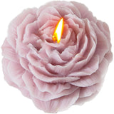 Lumanare Parfumata, Vivimall, Model Trandafir, Ardere 10h, 70 g, 7.5 x 3.5 cm, Parfum de Lavanda, Lila - vivimall.ro