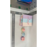 Lumanari Parfumate de Craciun, Flippy, Gift Box Set cu 3 Lumanari Aromaterapie, 11 x 11 x 7.5 cm, Roz Verde - vivimall.ro