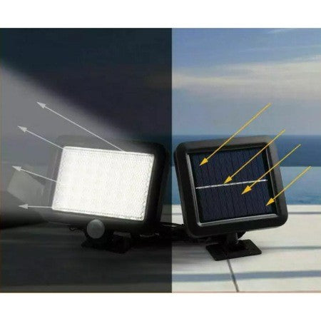 Соларна стенна лампа с 56 светодиода | SenzorSun