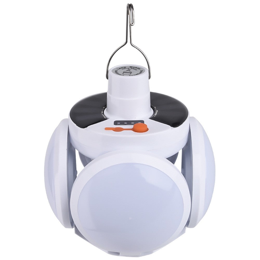Lampa solara cu 25 LED-uri, pliabila, prindere carlig cu 5 moduri de iluminare, Vivimall - vivimall.ro